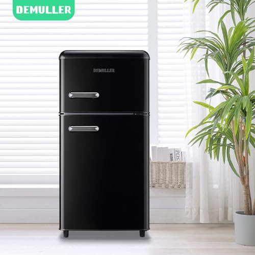 DEMULLER Fridge with 2 Door Refrigerator with Freezer