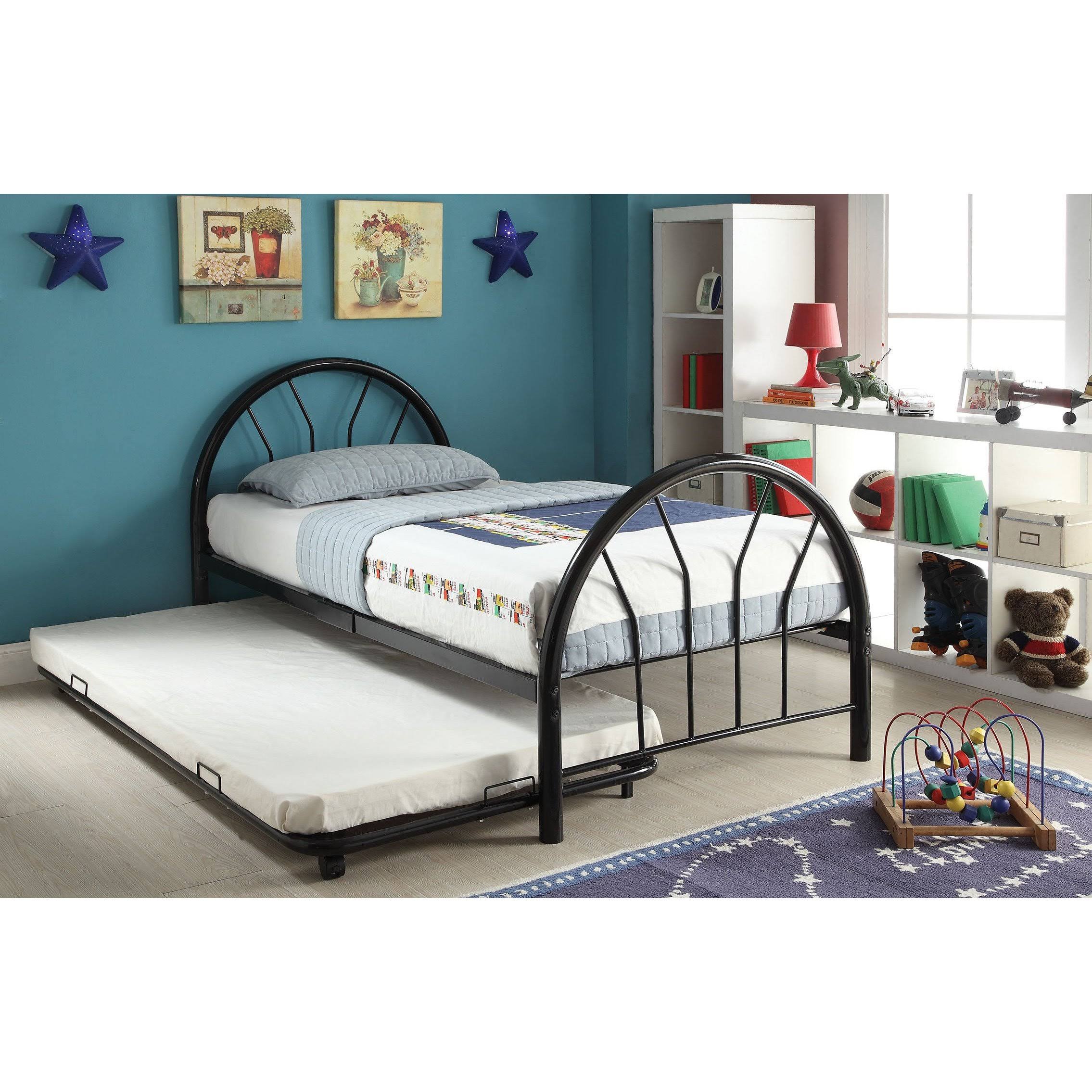 Silhouette Twin Bed, Black