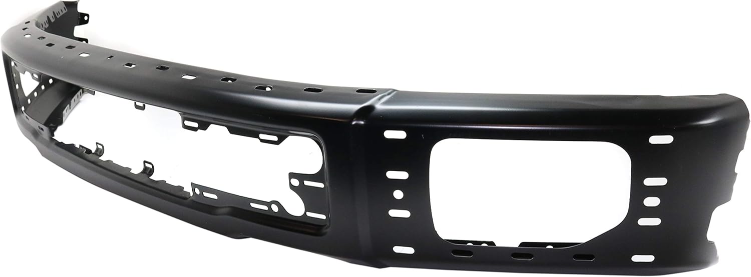 Evan-Fischer Front Bumper Compatible with 2015-2017 Ford F-150 Face Bar Primed (Paint to Match) with Side Bumper Covers and Fog Light Holes SuperCab/Super Crew Cab