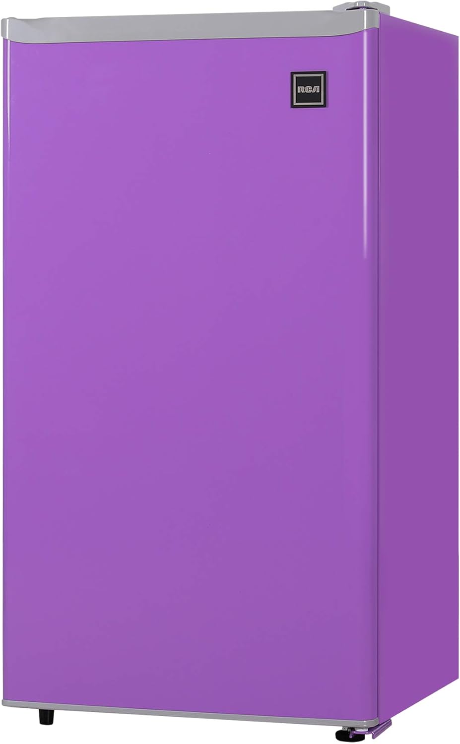 RCA RFR322-B RFR322 3.2 Cu Ft Single Door Compact Mini Fridge Refrigerator, Platinum, Stainless