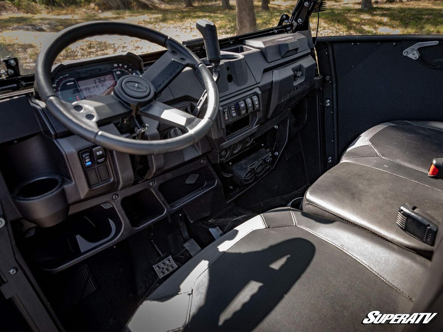 SuperATV Cab Heater for 2018+ Polaris Ranger XP 1000 / 2019+ Polar Ranger XP 1000 Crew - Adjustable Temperature & Fan Speeds!