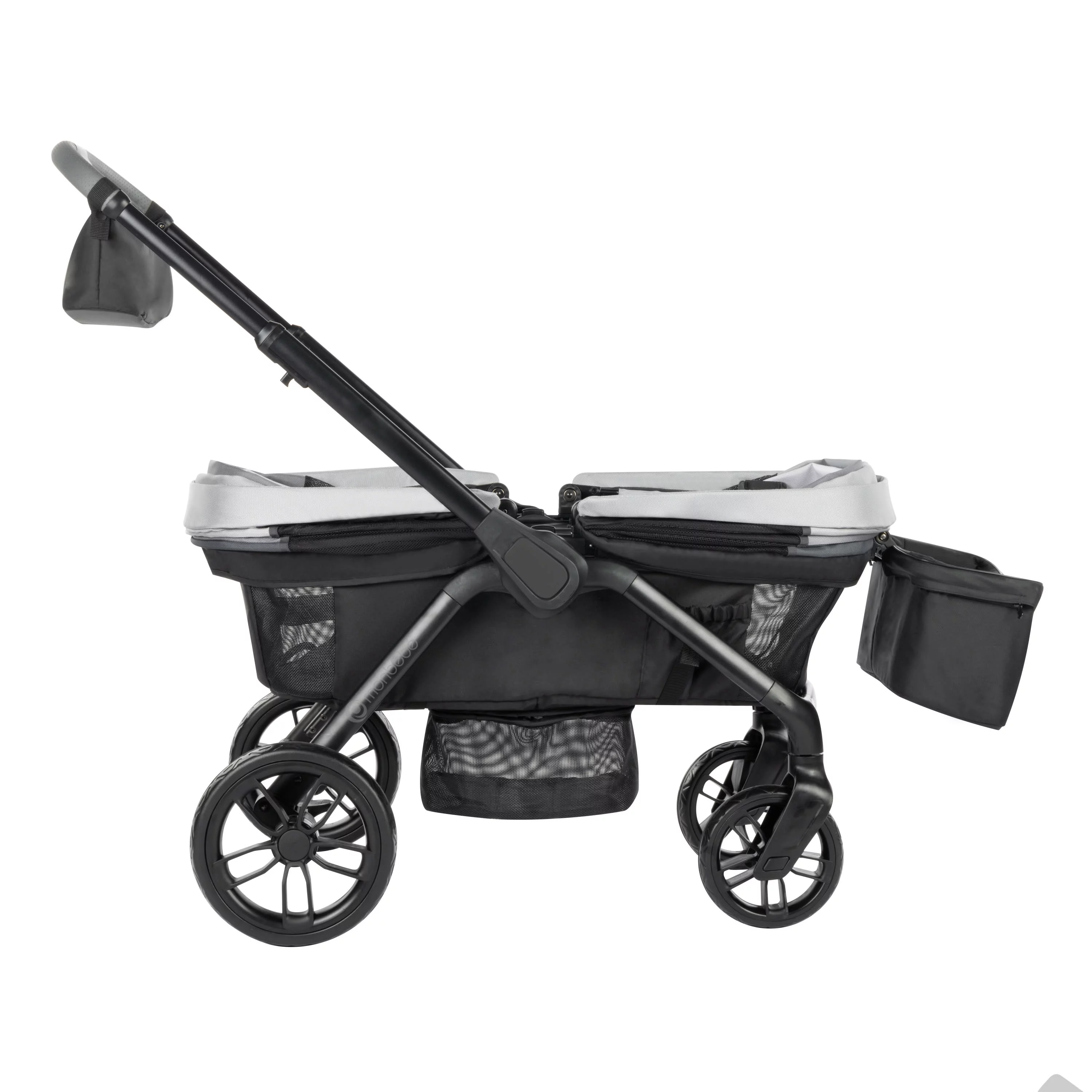 Monbebe Everyday Outings Wagon Stroller, Cobblestone Grey
