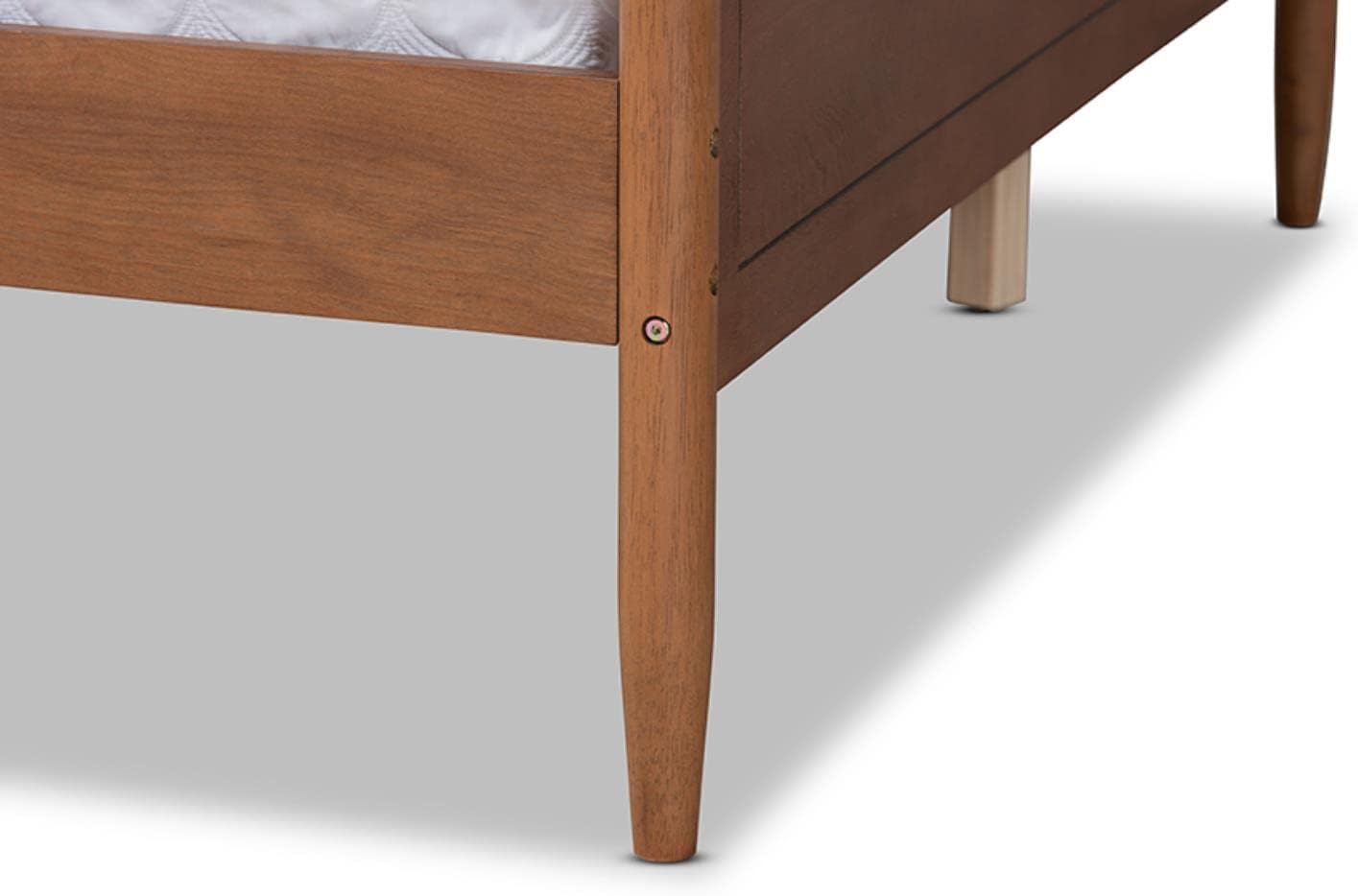 Baxton Studio Alya Walnut Brown Finished Wood Full Size Daybed