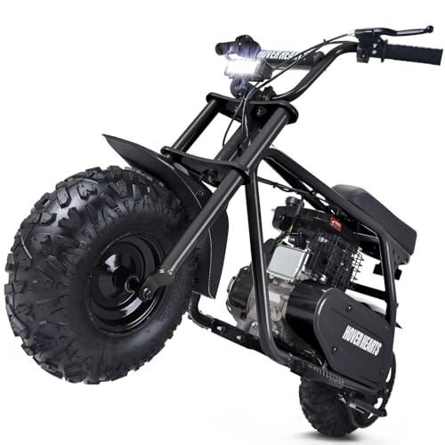 Mini Bike, Gas Dirt Bike, Minibike, Gas Powered Mini Bikes for Adults, 99cc-4 Stroke Pit Bike with Led Light, Min Dirtbike, Motorcycle Max Load 200 Lbs, Max Speed 28 Mph, Age13+