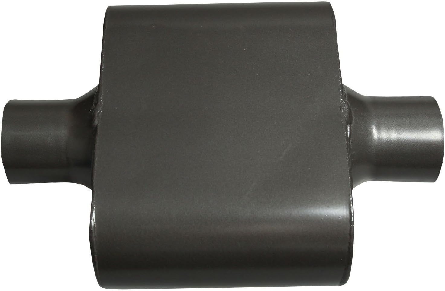 Pair of Single Chamber Performance Race Muffler 3" Center / Center Universal Steel Muffler (3 Inch) Pack of 2