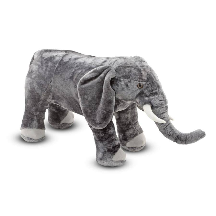 Melissa u0026 Doug Giant Elephant - Lifelike Stuffed Animal