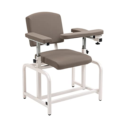 Blood Draw Chair,Comfortable Phlebotomy Chair for Spa Clinic and Treatment Room… (Gray, Normal)