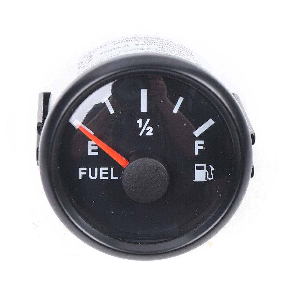ZhdnBhnos Universal 6 Gauge Set Digital Speedometer Tacho Fuel Level Gauge Water Temp Volts Oil Pressure For Car Marine Boat Truck Black
