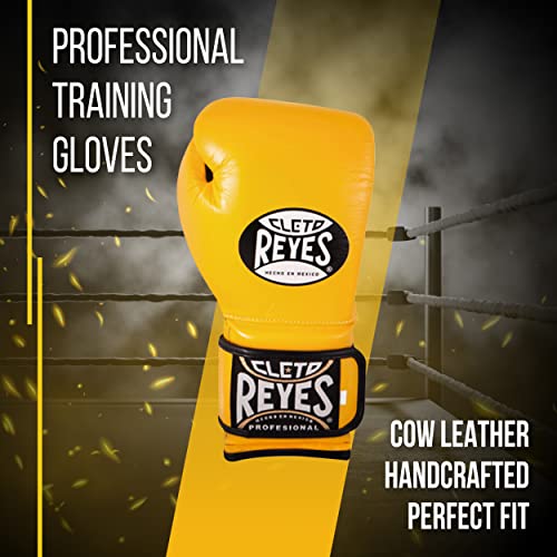 CLETO REYES Training Boxing Gloves with Hook and Loop Closure for Sparring and Heavy Punching Bags, Men and Women, MMA, Kickboxing, Muay Thai