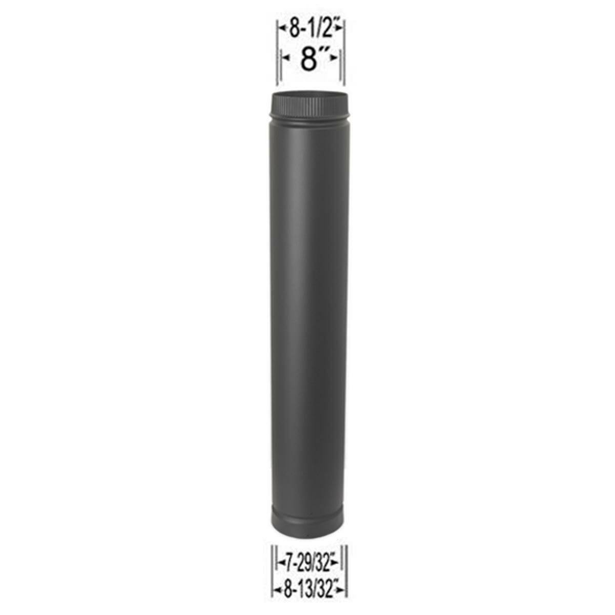 Selkirk Dsp8tl 8 in. Telescopic Double Wall Stove Pipe
