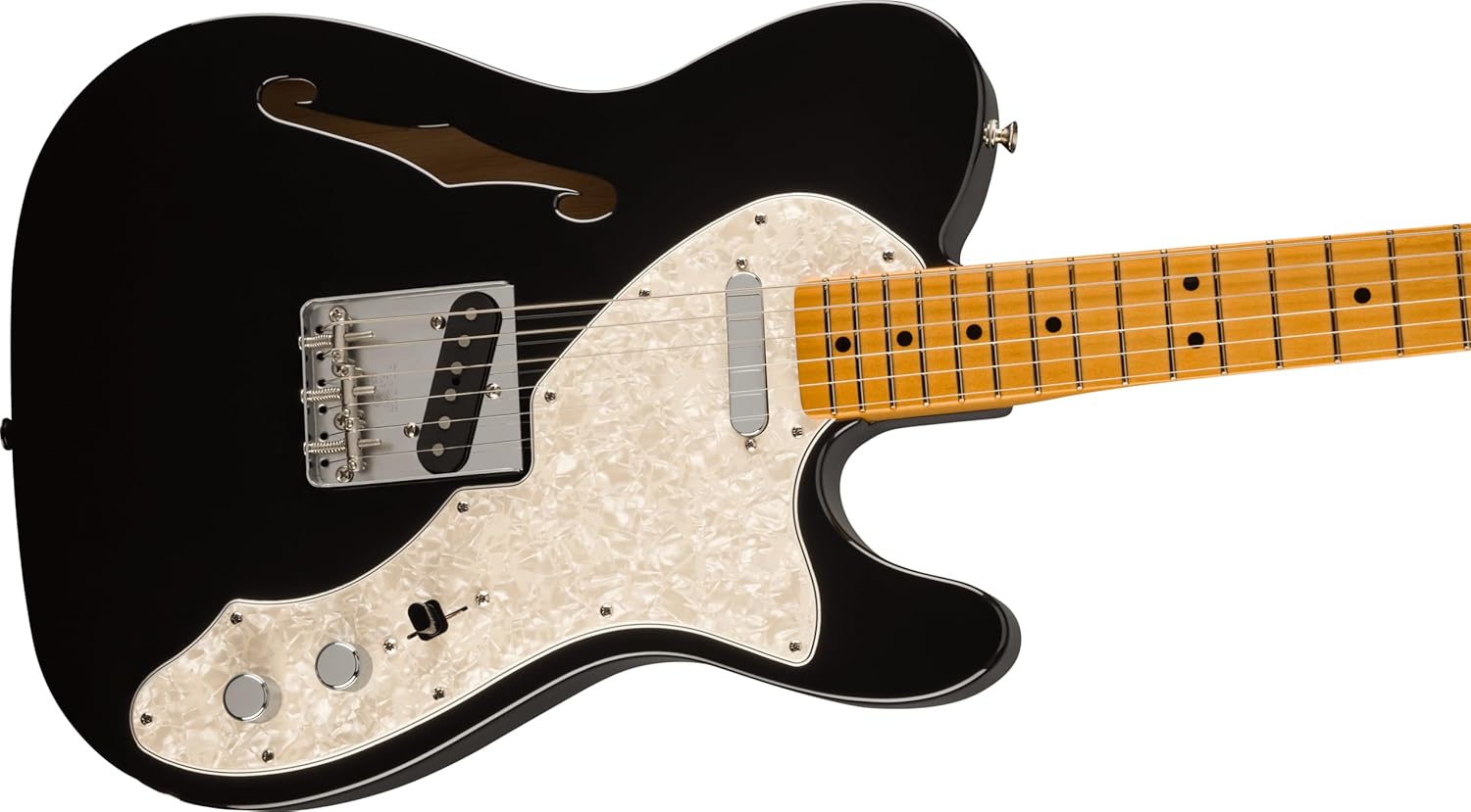 Fender Vintera II '60s Telecaster Thinline Electric Guitar - Black
