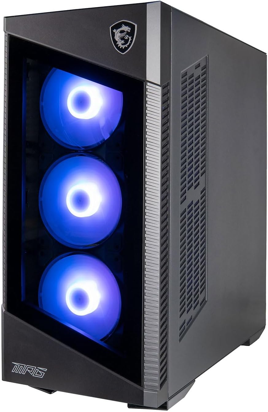 MPG Velox by MSI Gaming Desktop (NVIDIA GeForce RTX 3080, Intel 10-Core i5-13400 Processor, 32GB DDR4 RAM, 512GB NVMe SSD + 3TB HDD, Windows 11 Home) Professional Gamer PC Computer