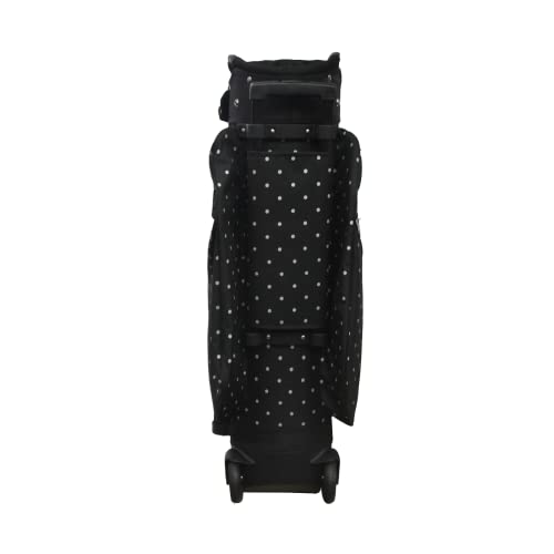 RJ Sports Carter 14 Way Divider Top Transport Golf Cart Bag with Wheels/Handle - Men and Women Wheel Golf Bag