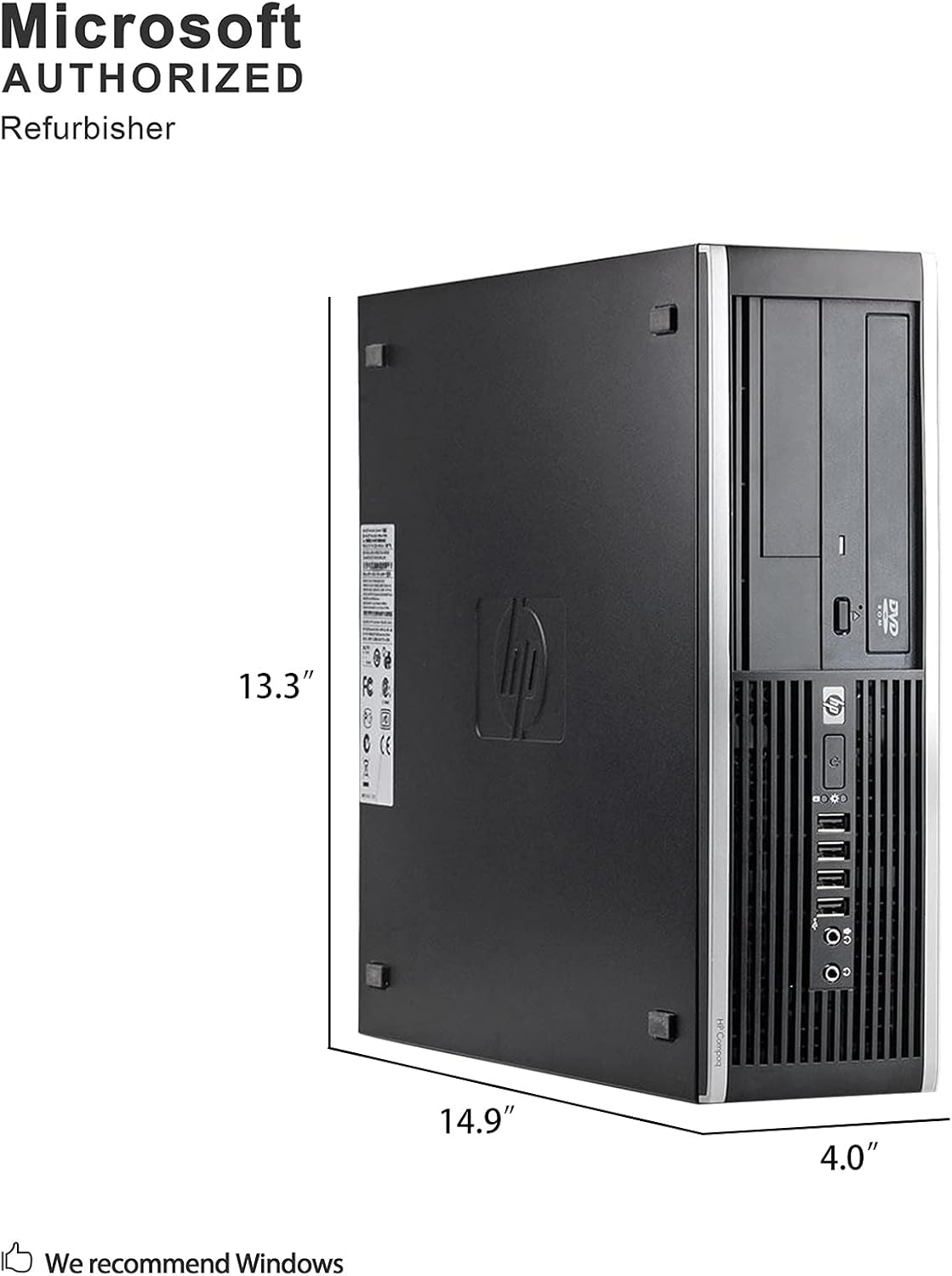 HP 8300 Elite Small Form Desktop Computer PC (Intel Core i5-3470, 3.2GHz, 16GB RAM, 240GB, SSD, Windows 10 Pro 64-Bit) (Renewed)