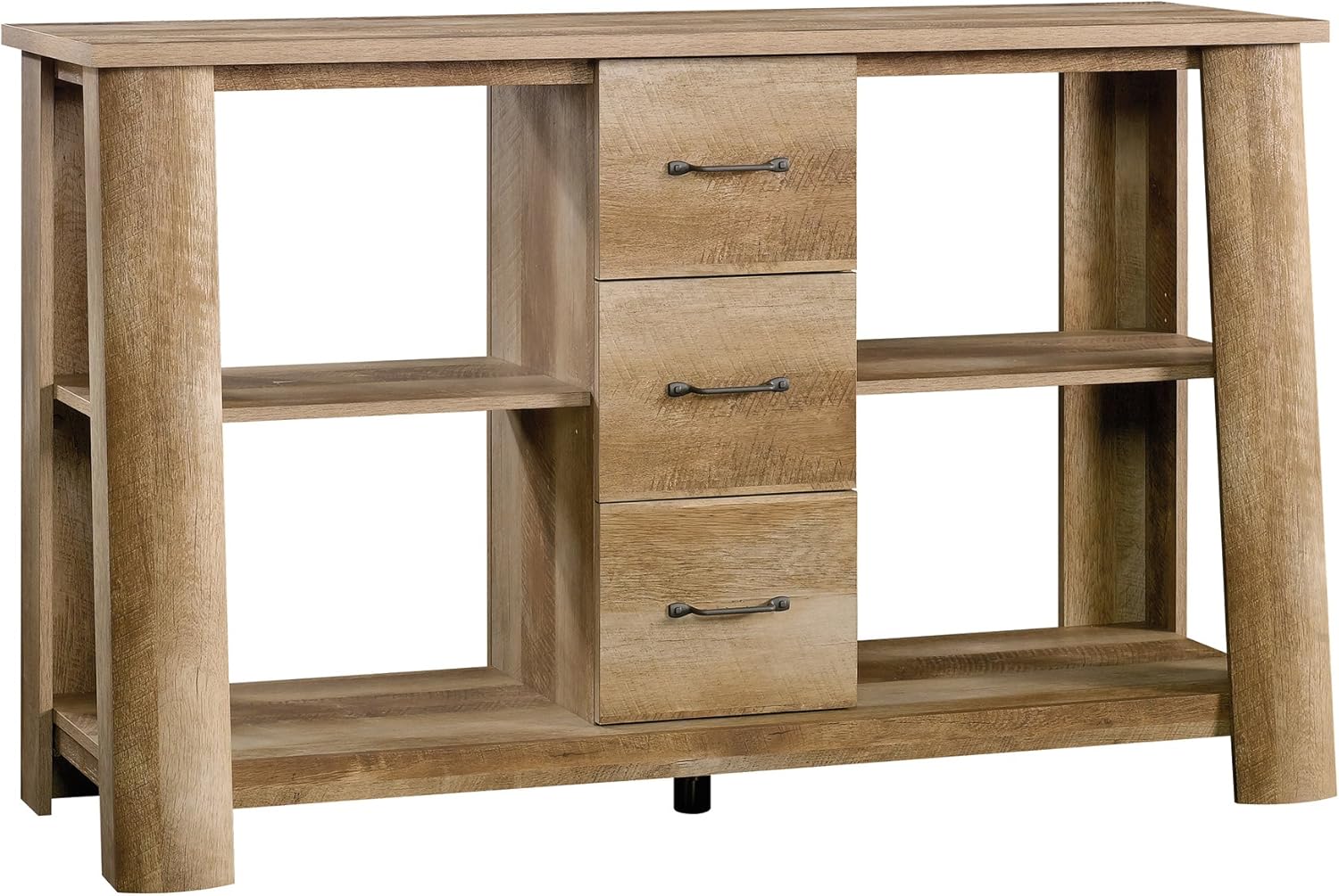 Sauder Boone Mountain Credenza, For TV's up to 60", Craftsman Oak finish