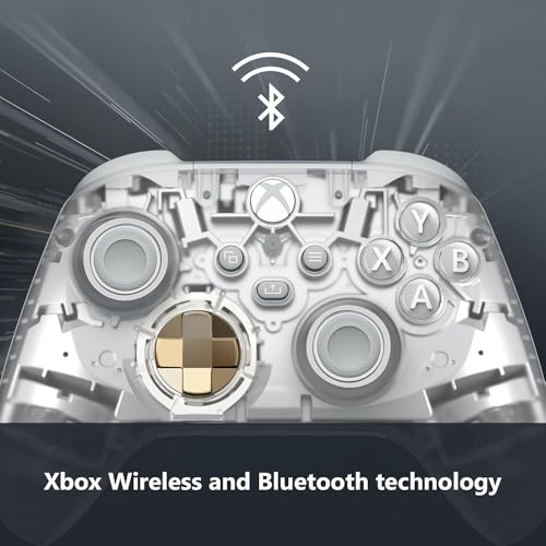 Microsoft QAU-00157 Xbox Wireless Gaming Dual Controller Bundle (Ghost Cipher Special Edition) for Xbox Series X|S, Xbox One, Windows PC, Android and iOS