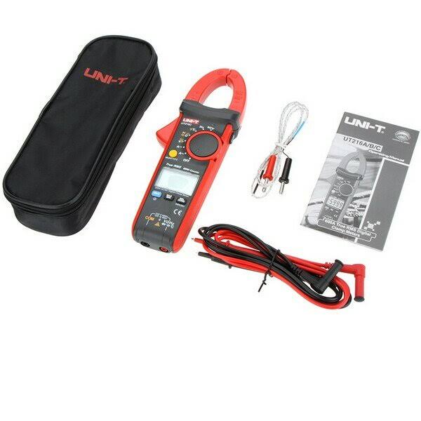 UNI-T UT216C 600A True RMS Digital Clamp Meter Multimeter Auto Range with Frequency Capacitance Temperature NCV Test Meg