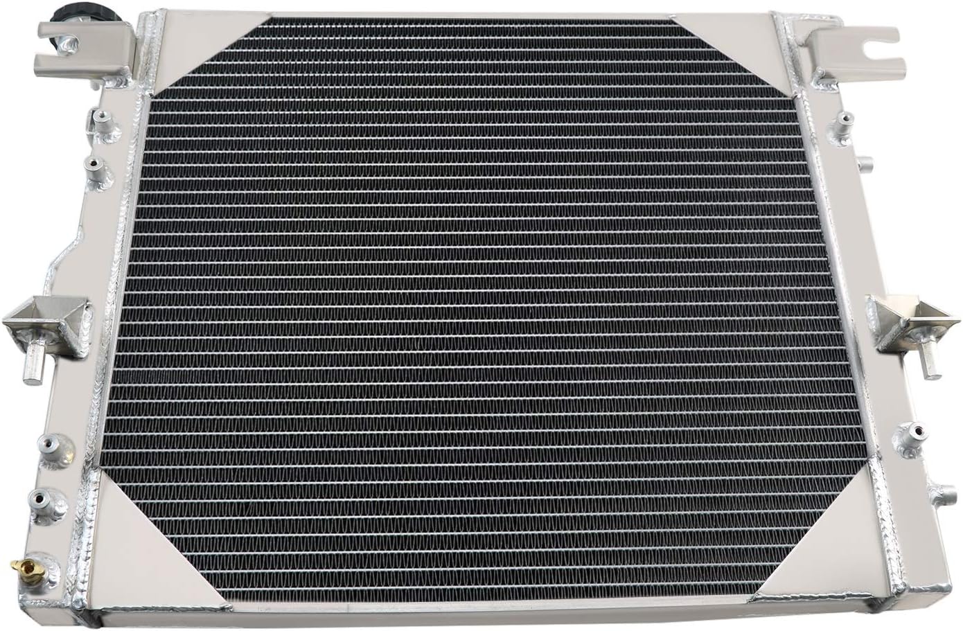 ALLOYWORKS 3 Row Full Aluminum Radiator For 2007-2018 Jeep Wrangler JK 3.6L 3.8L V6