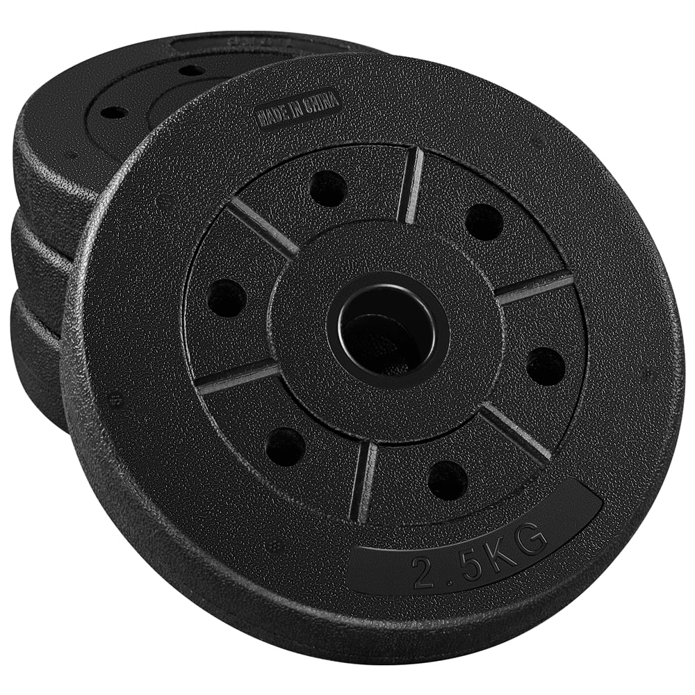 Yaheetech 66LB Adjustable Dumbbell Weight Set Home Training Dumbbell Pair Lifting Black