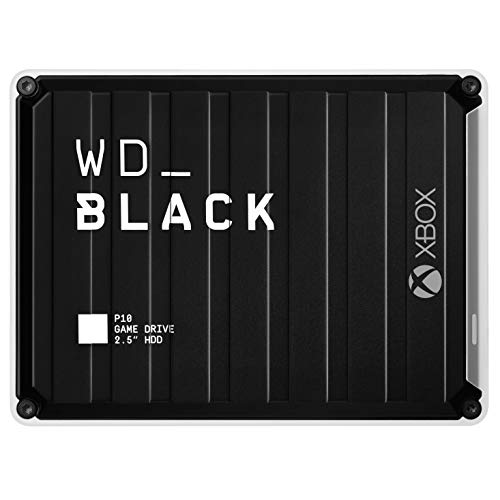 WD_BLACK 5TB P10 Game Drive, Portable External Hard Drive, Works with Playstation, Xbox, & PC - WDBA3A0050BBK-WESN