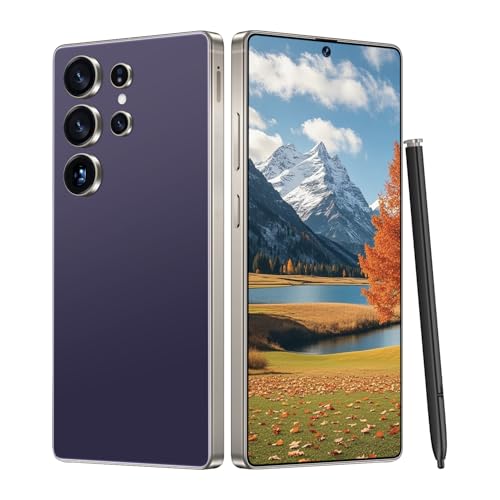 I25 Ultra Unlocked Android Phone 6.99" AMOLED 7000mAh Long-Lasting | Snapdragon 8 Gen3 | 8GB RAM+256GB | 68MP+108MP Pro Camera | Face Unlock + Stylus | Android 14 System (Blue)