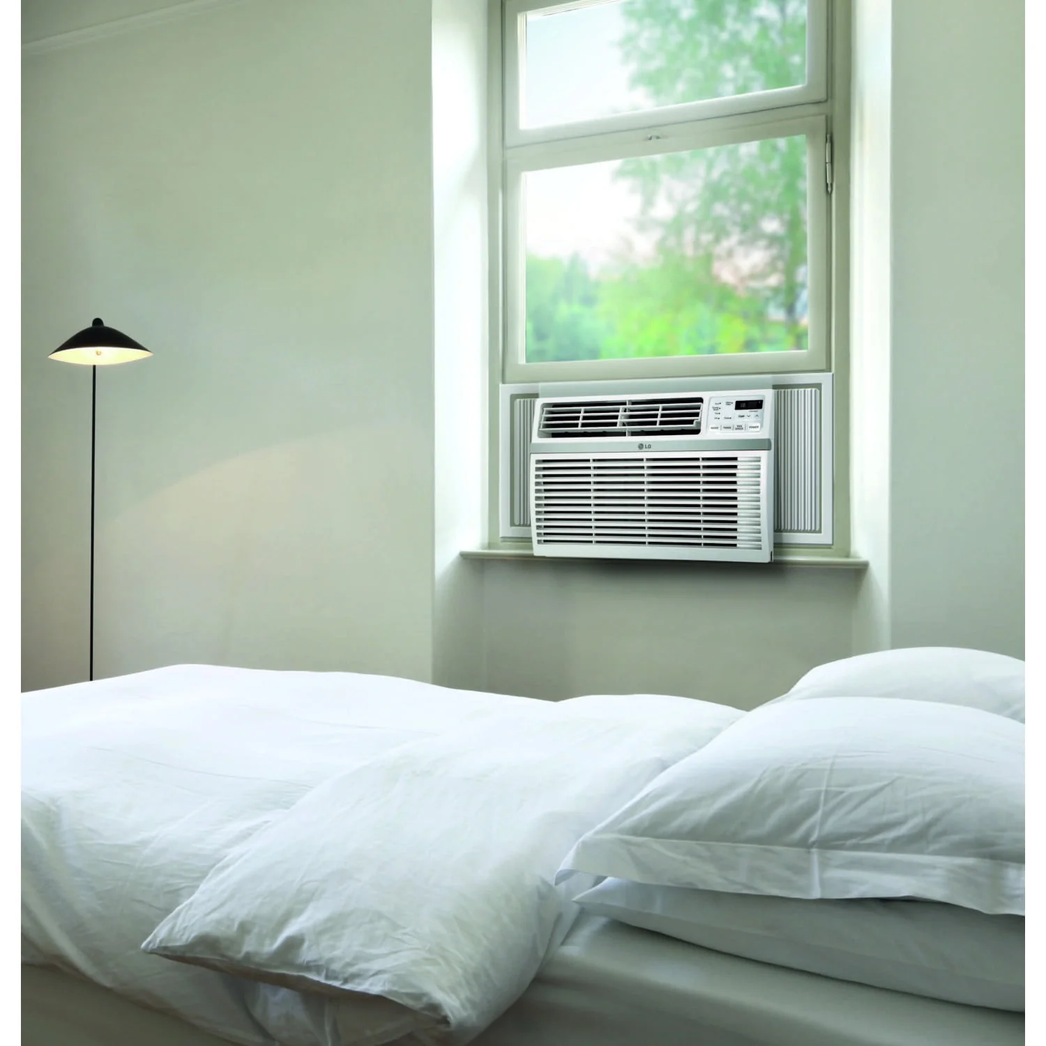LG 10,000 BTU Window Air Conditioner, Cools 450 Sq. ft.  Electronic Control with Remote