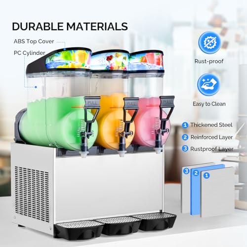 ROVSUN Commercial Slushy Machine Margarita Machine