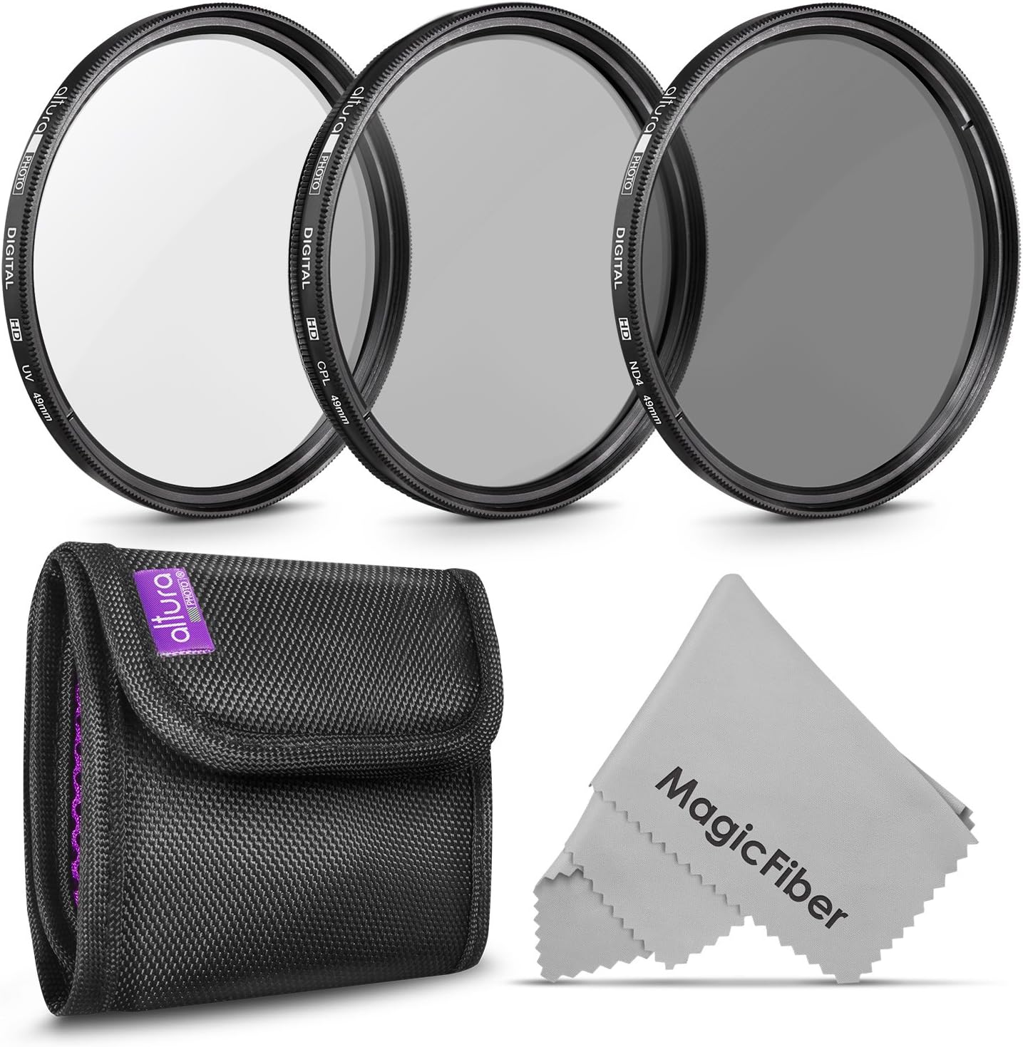 95MM Lens Filter Kit by Altura Photo, Includes 95MM ND Filter, 95MM CPL Filter, 95MM UV Filter, (UV, Polarizer Filter, Neutral Density ND4) for Camera Lens w 95MM Filter + Lens Filter Case