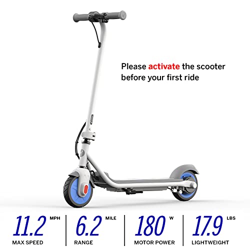 Segway Ninebot eKickScooter - Electric Scooter for Kids 6-14, w/t Adjustable Handlebar Height (Only C2 Pro) for Riders up to 132 lbs, Includes New Cruise Mode, UL-2272 Certified