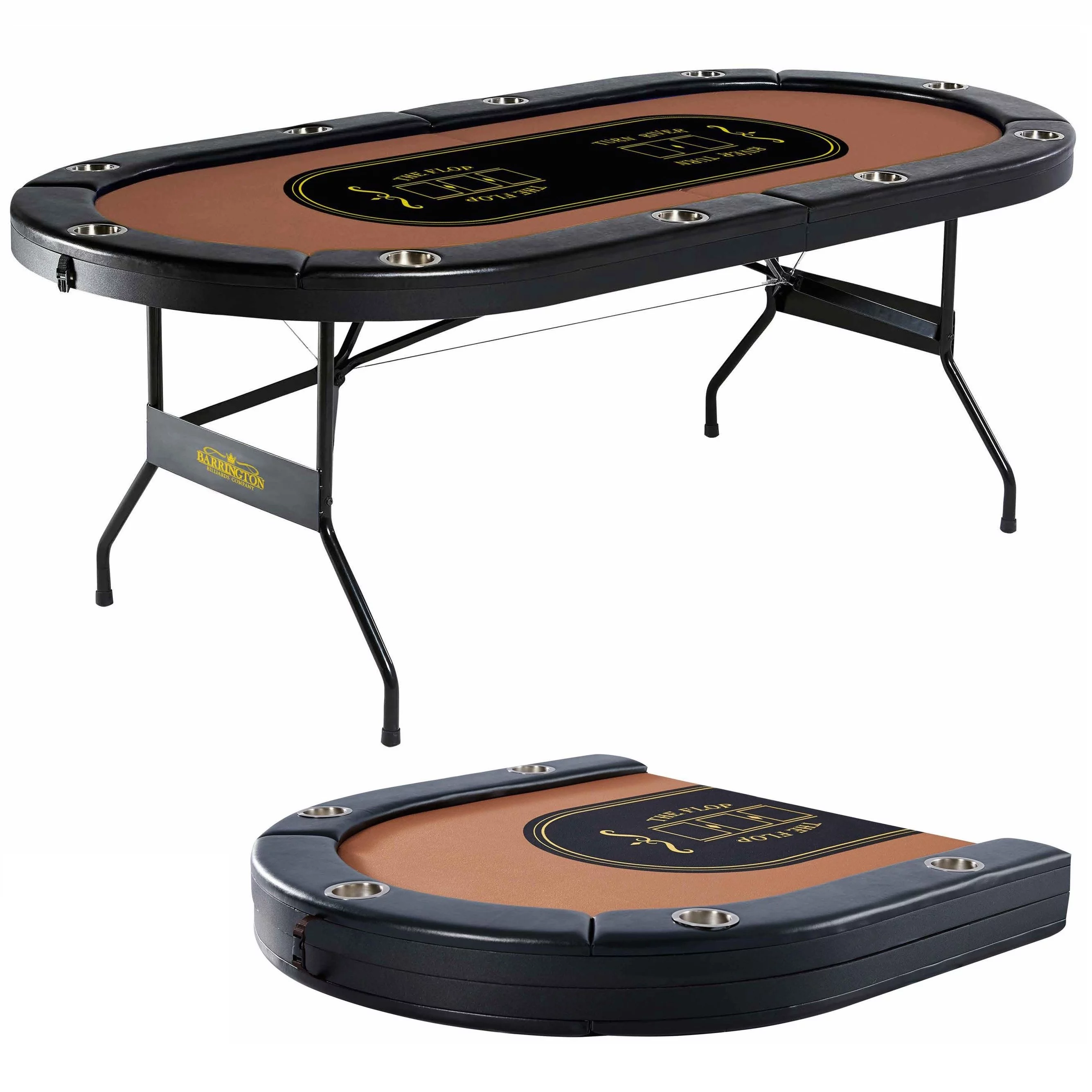 Barrington 10-Player Poker Table, No Assembly Required