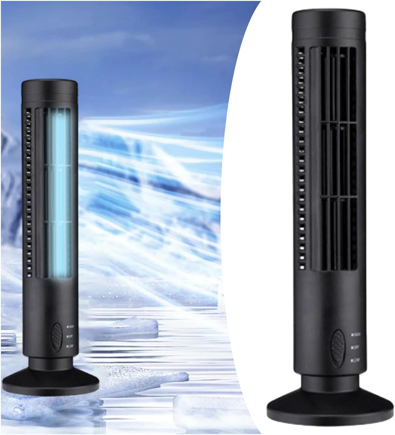 Windowless Portable Air Conditioner Ac Units,Portable Fan Conditioner With Two Speeds Simulates Natural Wind,Small Indoor Outdoor Oscillating Swamp Cooler For Home Offices And Bedrooms