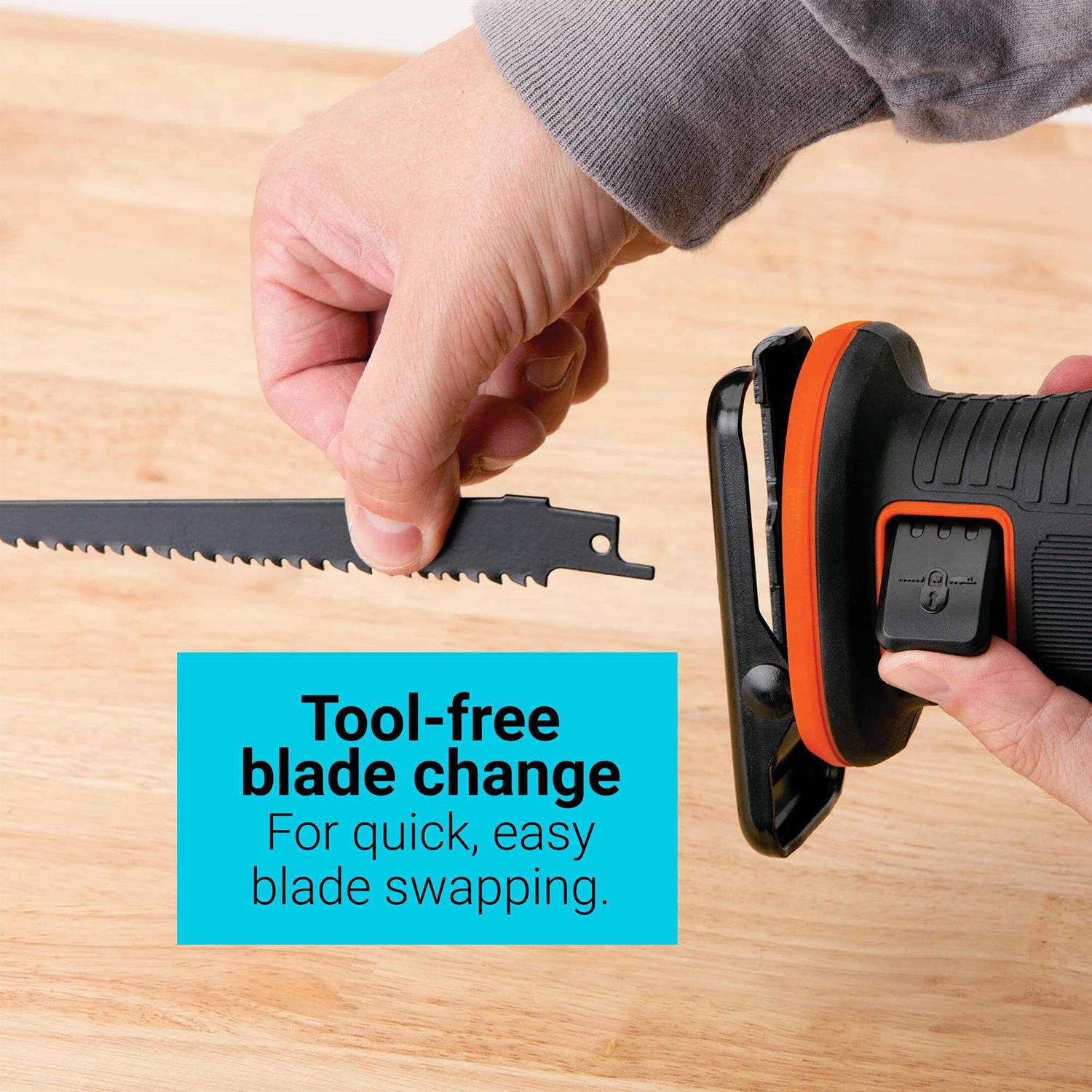 BLACK+DECKER 20V MAX Cordless Lithium Reciprocating Saw BDCR20B - Shop Hardware Tools Online Store