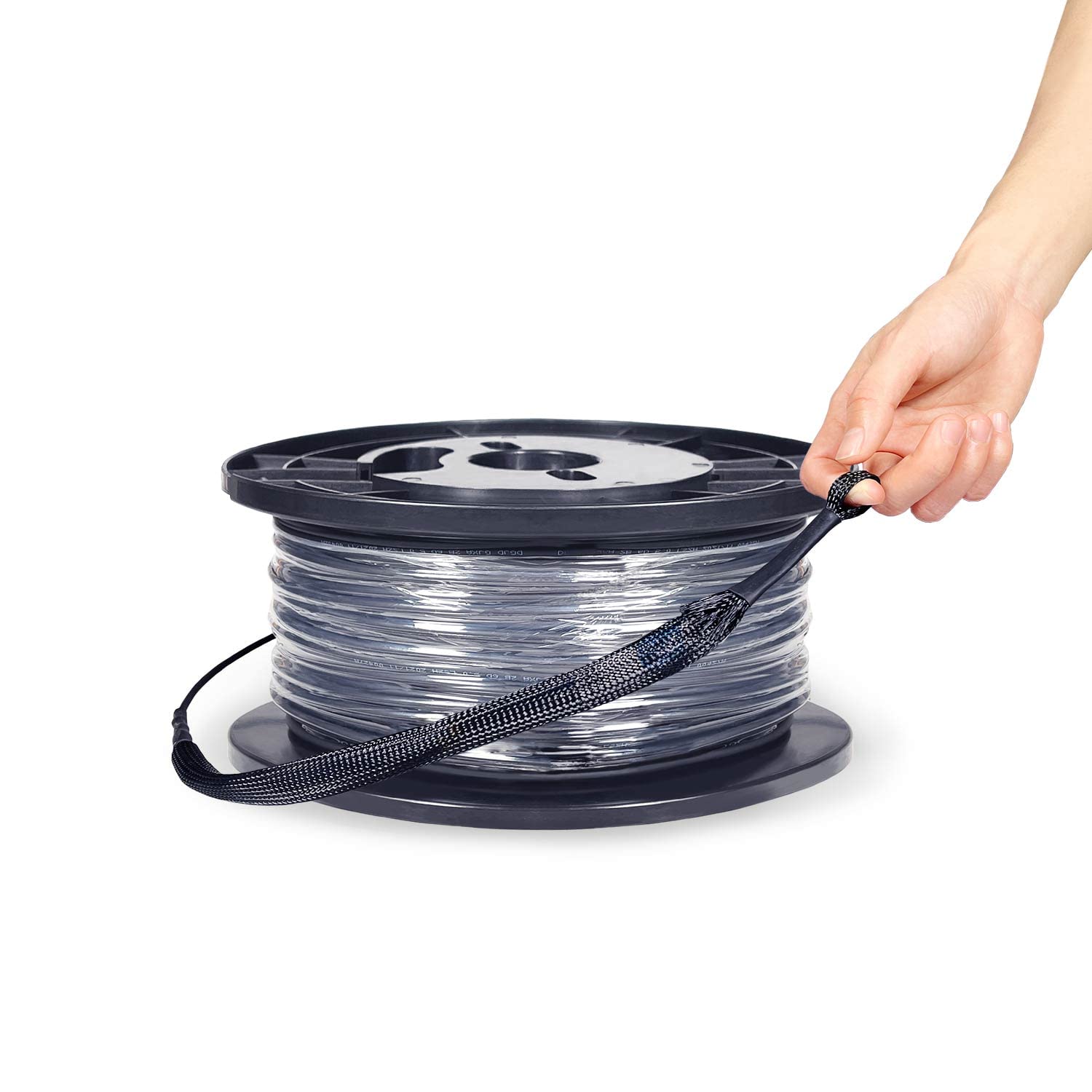 100M Pre-terminated Fiber Optic Cable, Single Mode, Two Strands, LC Connectors, Indoor/Outdoor, Plug and Play, Fast Long Range Fiber Optic Link
