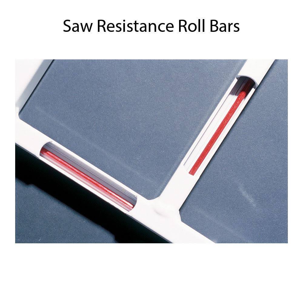 Removable 29 in. to 42 in. Adjustable Width 8-Bar Window Guard, White