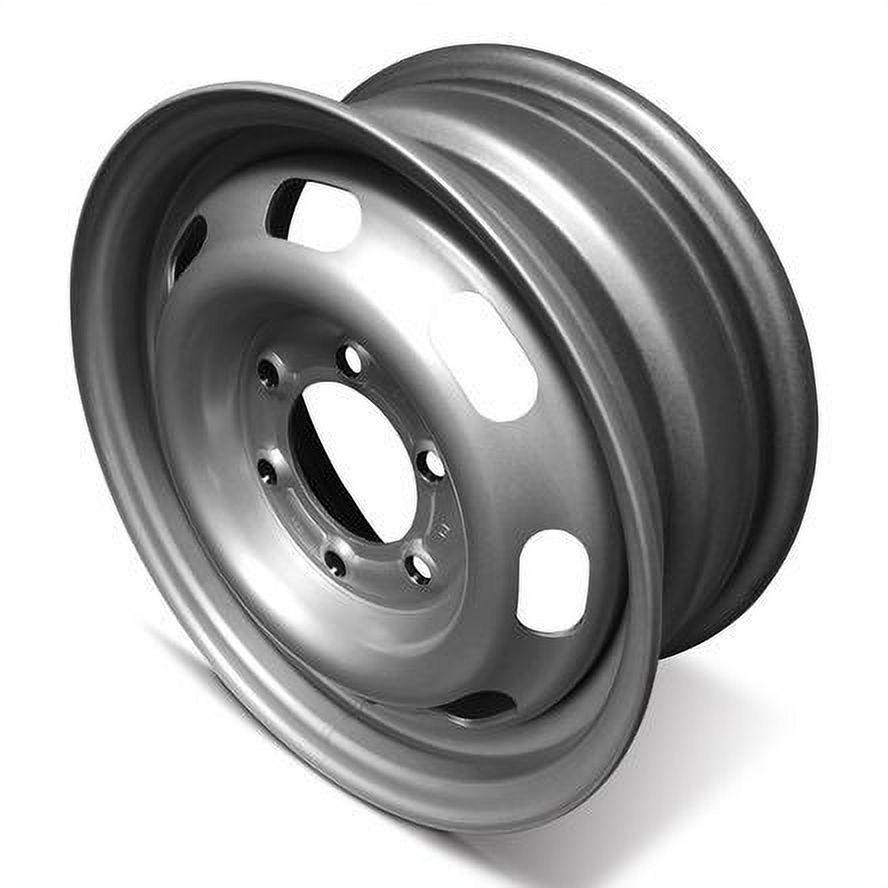 New 15x6 inch Wheel for Chevy Colorado 04-08 Black Painted Steel Rim