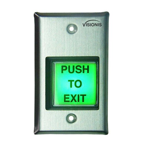 Visionis FPC-5014 Two Door Access Control Outswinging Door 600lbs Electromagnetic Lock Kit with Wireless Receiver and Remote Magnetic Lock System