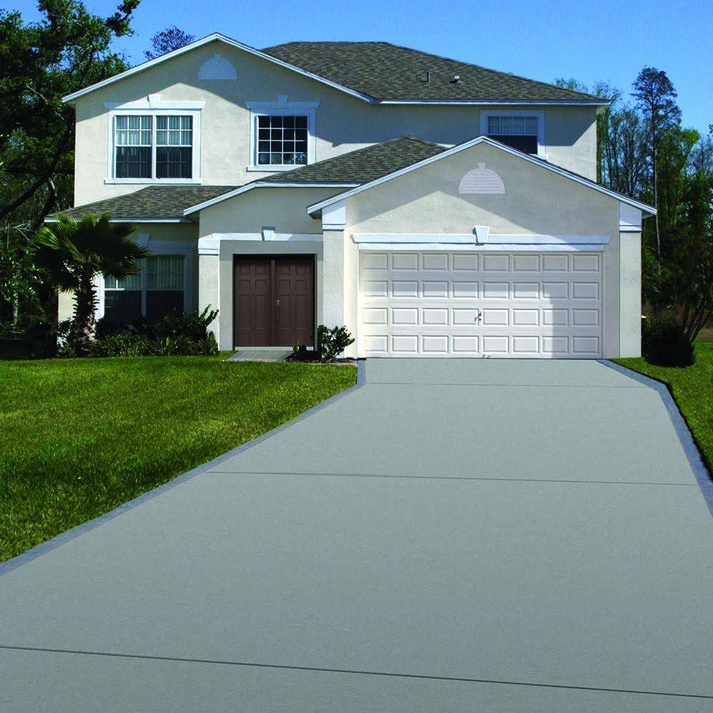 Dyco Paints Tuff Coat Tintable Tint Base Satin Solid Concrete Stain (5-Gallon) in White | 8080/5