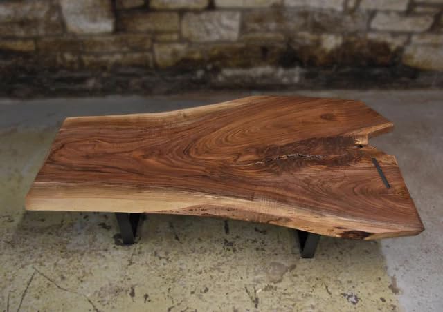 Custom Natural Wood Live Edge Dining Table Wooden Dining Table Coffee Table Bar Counter Table Living Room Table Wall Art Side/End Table Conference Table Home Decor (30" Inches Tall, 108 x 36 Inches)