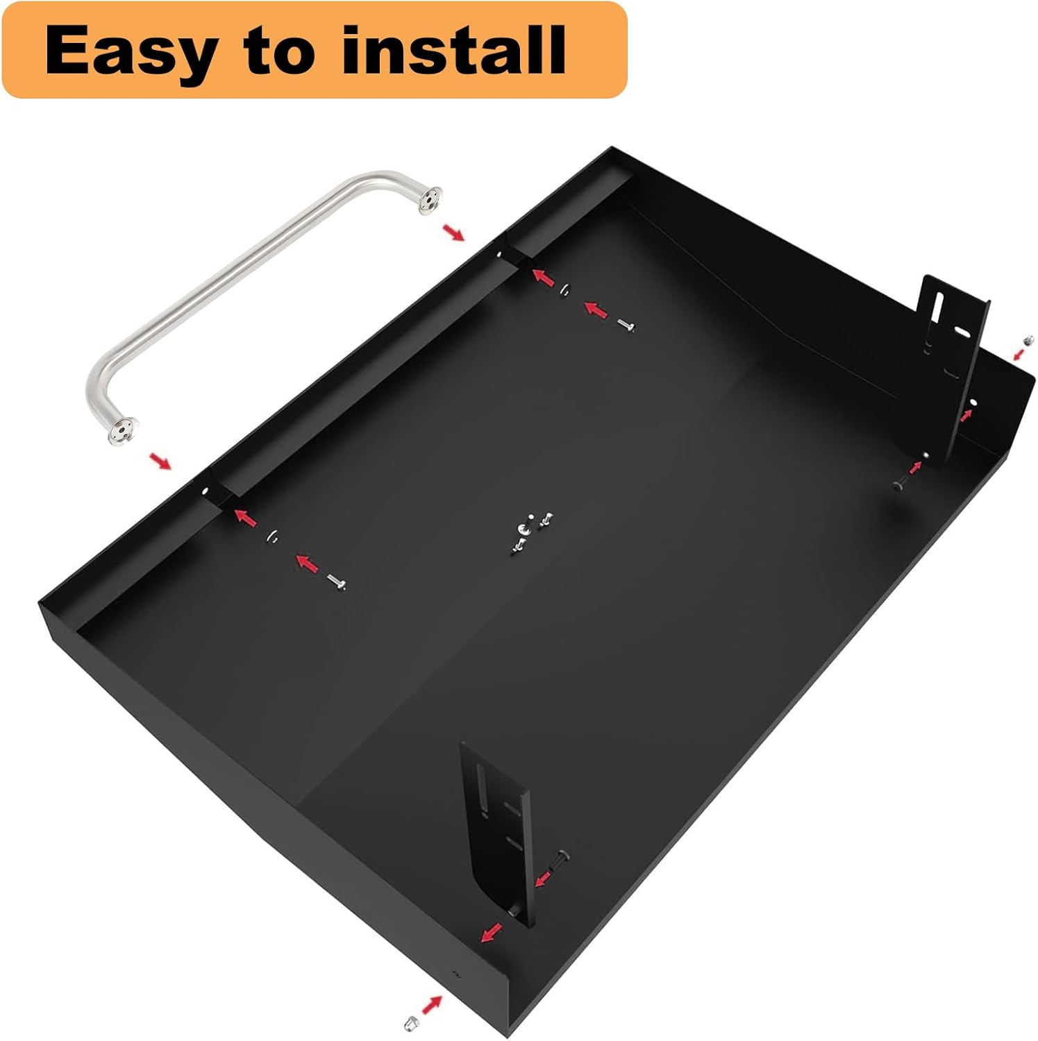 Upgrade Hinged Lid for 28 inch Blackstone Griddle Hard Cover Hood with Thermometer for Blackstone 28" Flat Top Lid 1517 1605 1853 Cooking Station Accessories