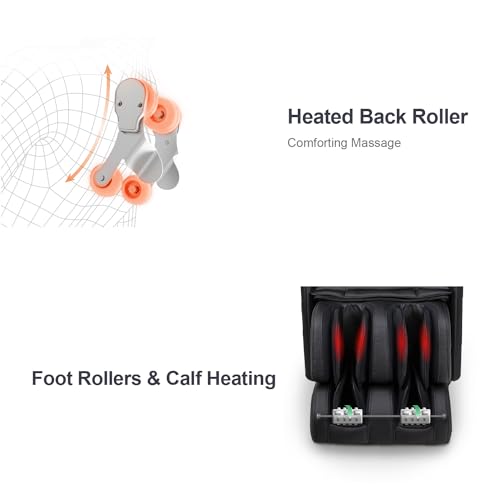Titan Osaki OS-Soho II | Brown | Massage Chair | J-Track 4D Massage | Smart Computer Body Scanning | Zero Gravity Reclining | Space Saving | Foot Roller | Calf Heating