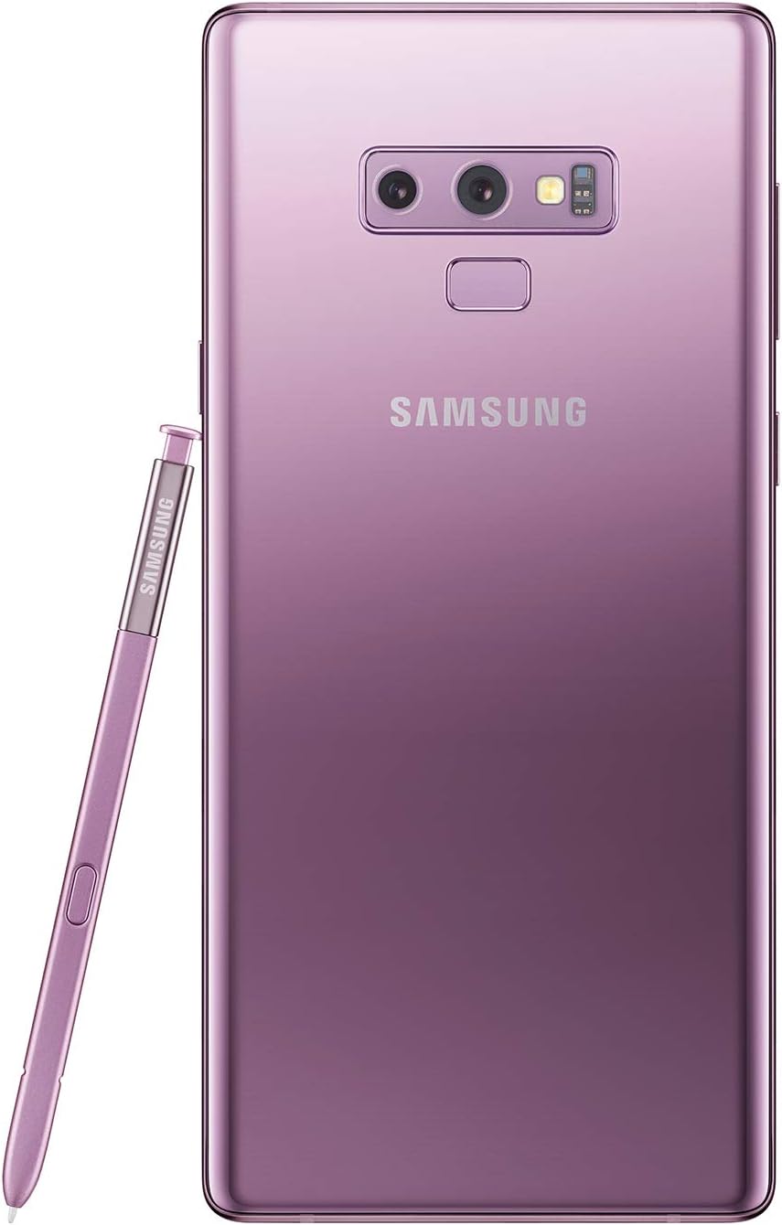 Samsung Galaxy Note 9 (SM-N960F/DS) 6GB / 128GB (Lavender Purple) 6.4-inches LTE Dual SIM (GSM ONLY, NO CDMA) Factory Unlocked - International Stock