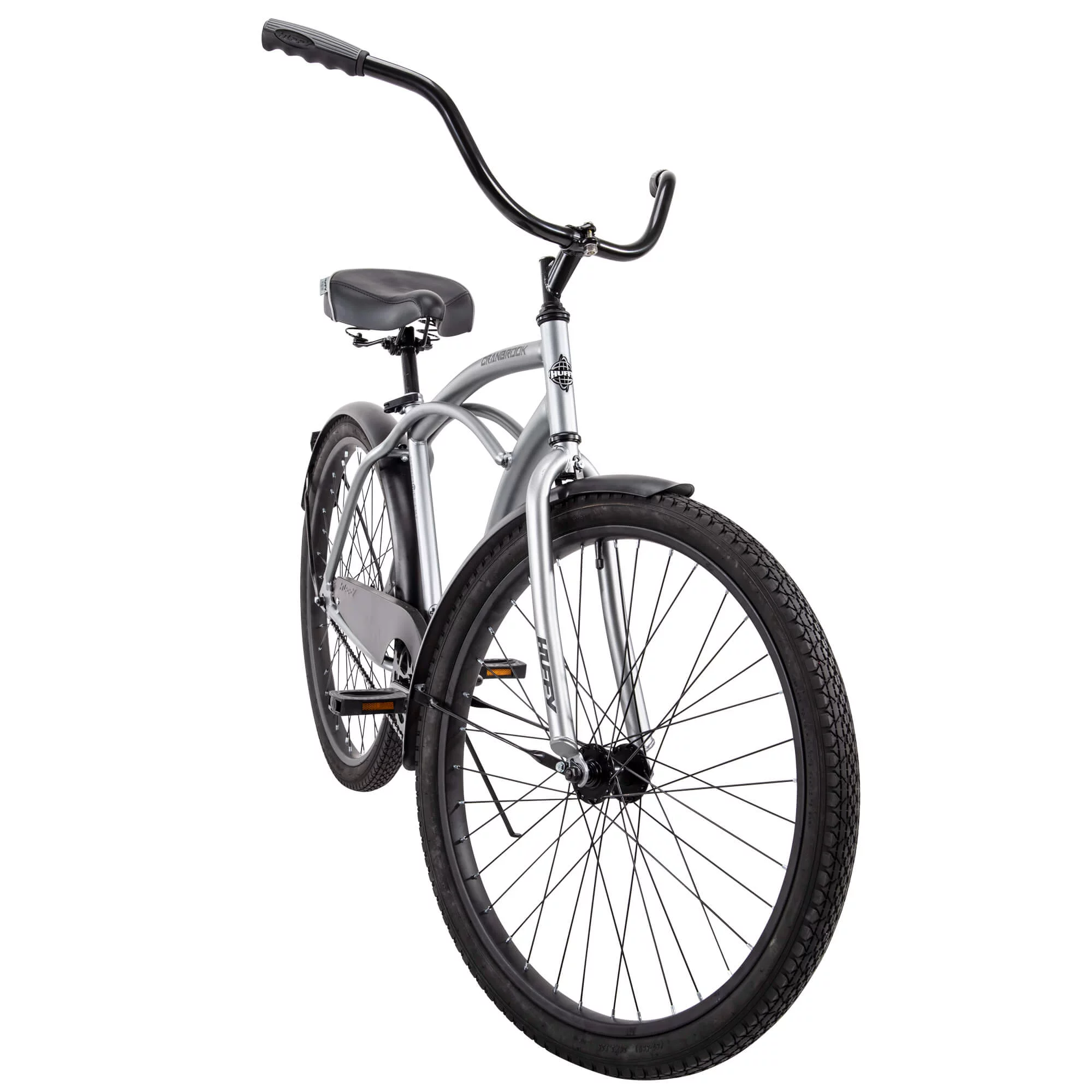 Huffy 26" Cranbrook Men's Beach Cruiser Comfort Bike, Silver