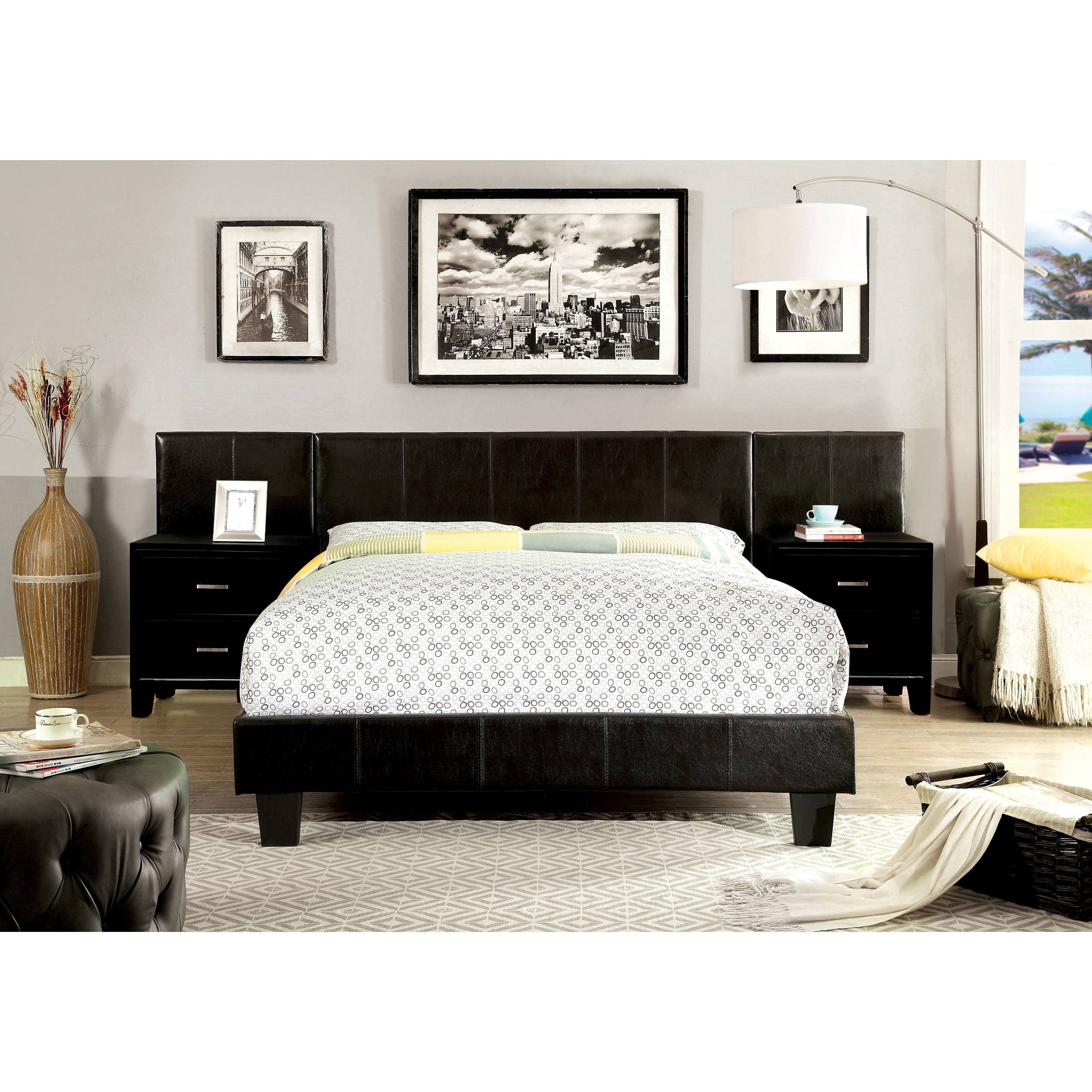 Furniture of America Lala Traditional Headboard Panels Set of 2, White
