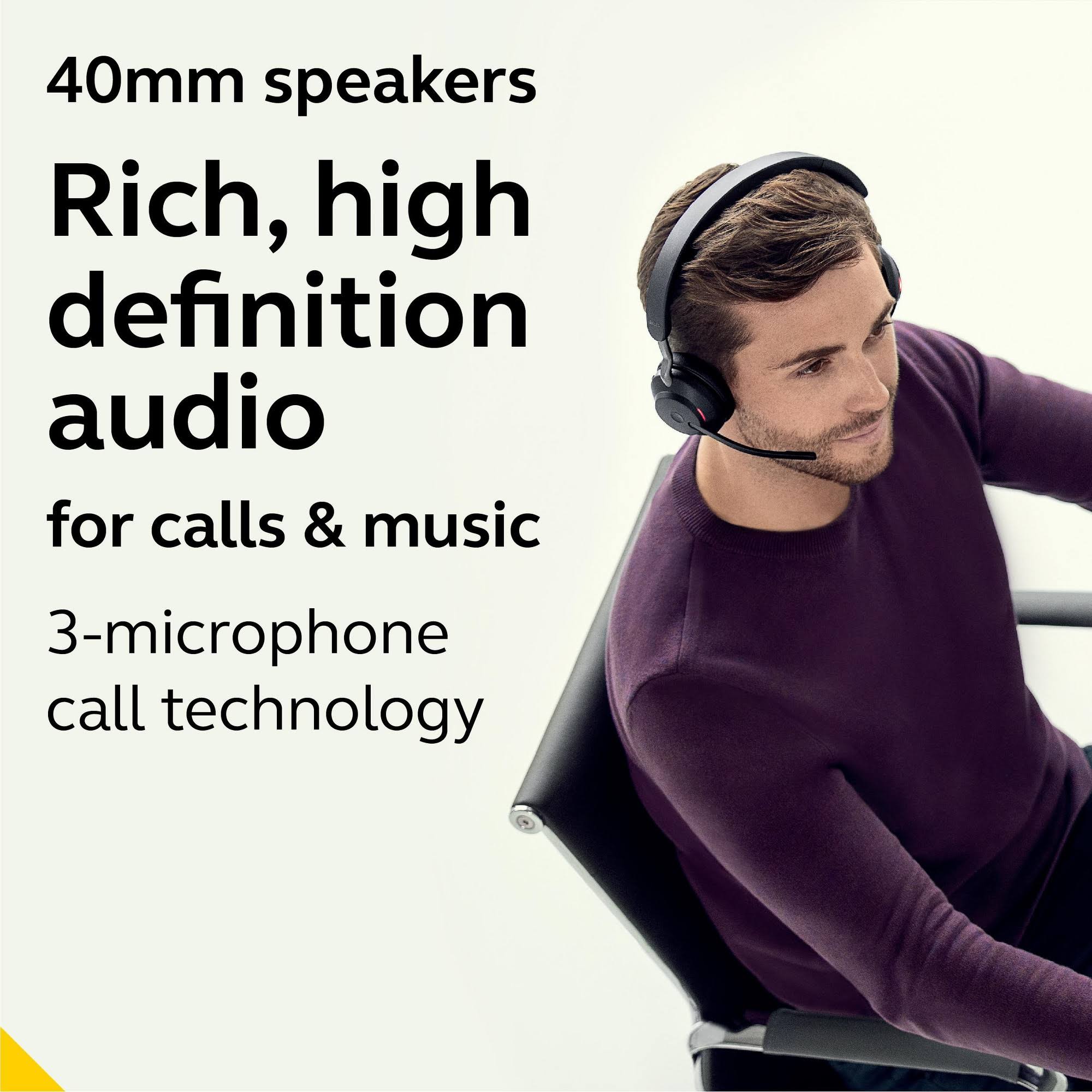 Jabra Evolve2 65 MS Stereo - Black (USB-C) Wireless Headset