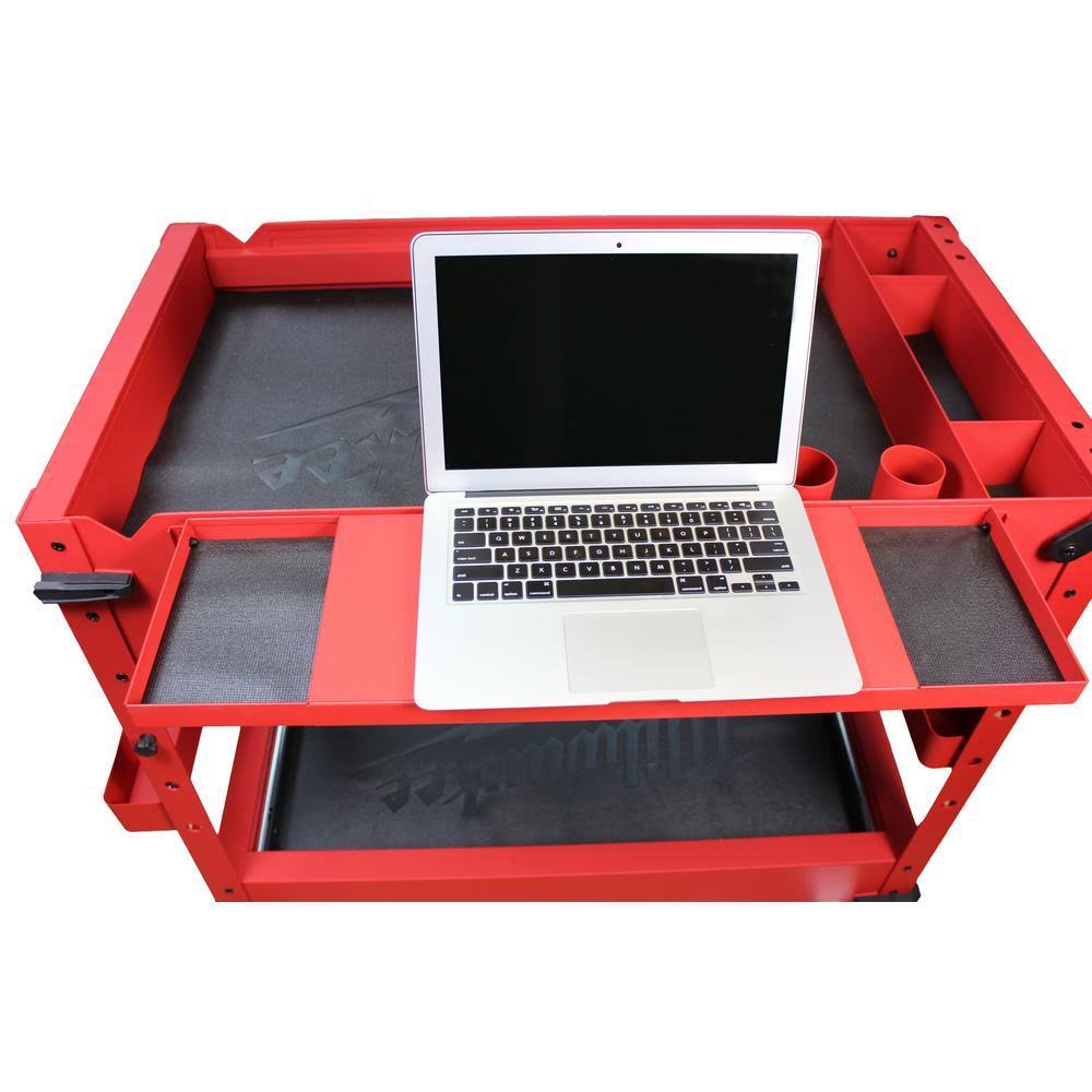 Milwaukee 40 in. 2-Drawer Steel Work Cart