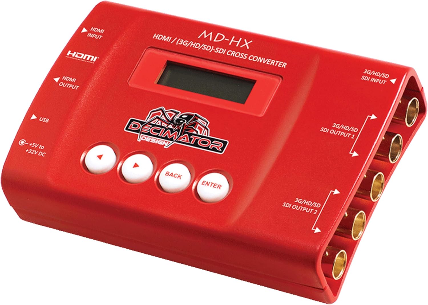 Decimator MD-HX HDMI and SDI Cross Converter with Scaling & Frame Rate Conversion