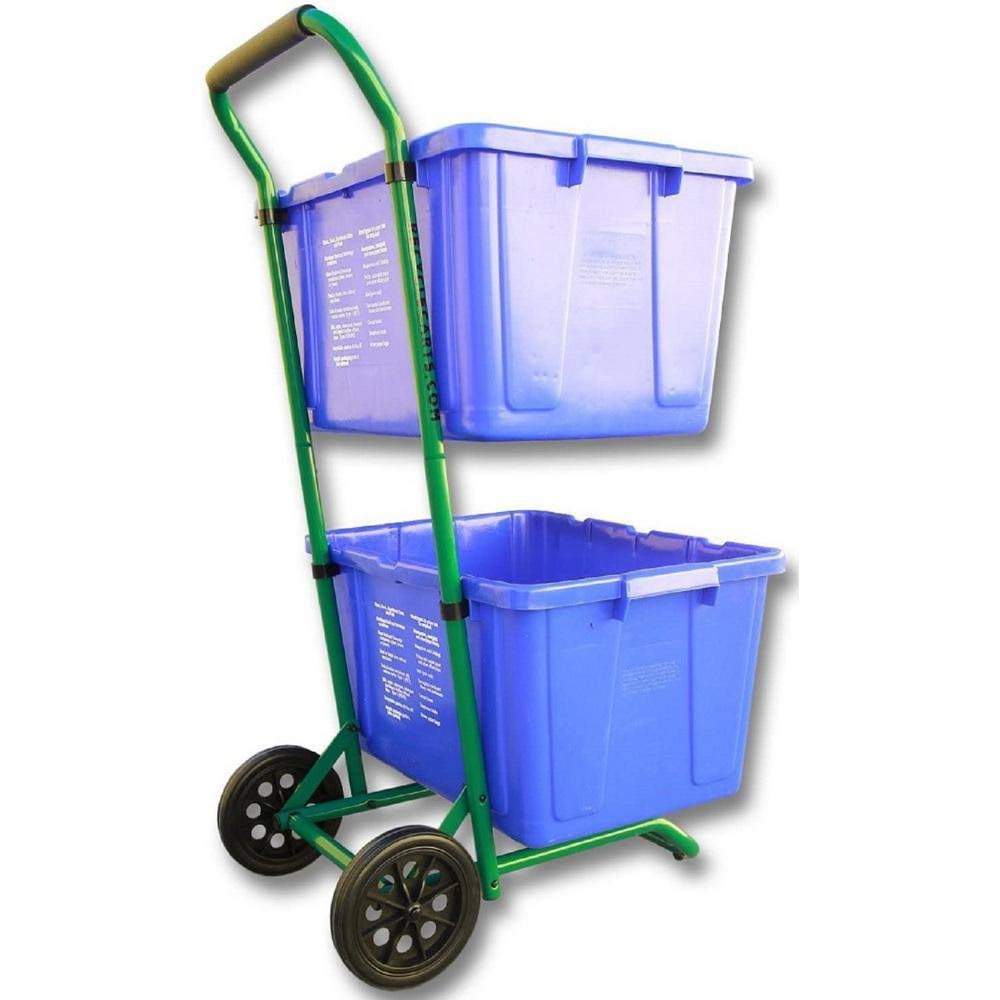 Recycle Cart for 400 Plus lbs. for Moving Recycle Bins (Single Pack)