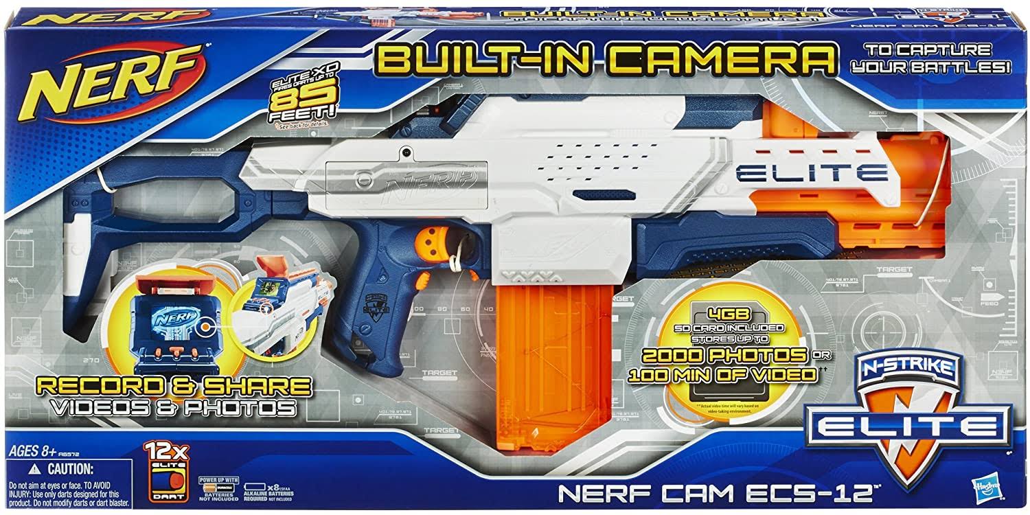 Nerf N-Strike Elite Cam Ecs-12 Blaster(Discontinued by Manufacturer)