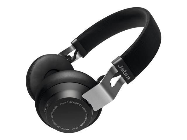 Jabra Elite 25h Bluetooth Wireless On-Ear Headphones with Mic - Omni-Directional - Titanium Black