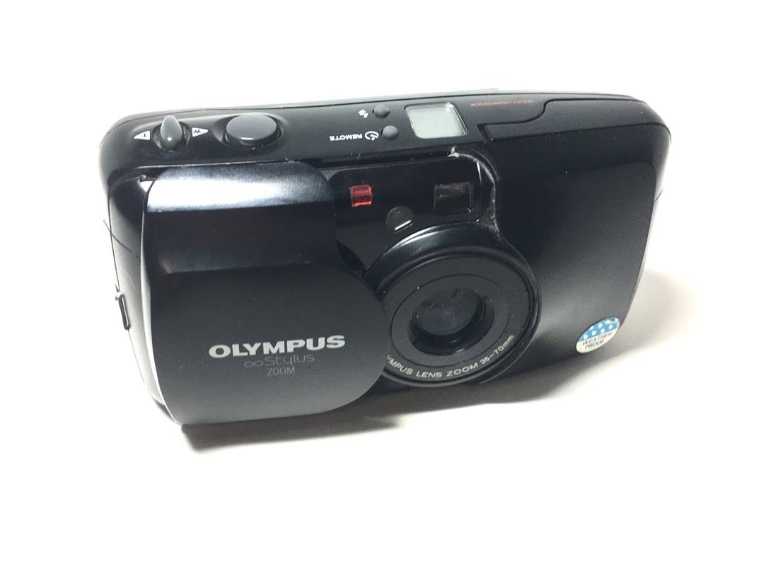 Olympus Stylus Zoom Black Colored 35mm Film Camera w/Olympus Lens Zoom 35-70mm 3